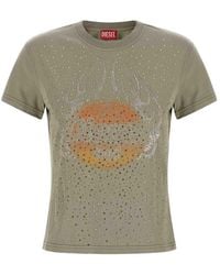 DIESEL - T-Maggy-Cry Cotton T-Shirt - Lyst