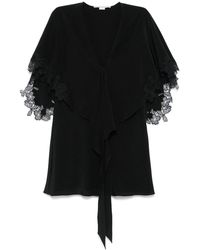 Stella McCartney - Blouse With Lace Details - Lyst