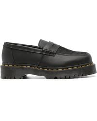 Dr. Martens - Penton Bex Squared Pny Leather Loafers - Lyst