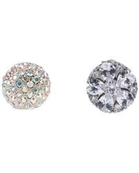 MM6 by Maison Margiela - Earrings With Crystals - Lyst