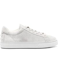 Tod's - Suede Leather Sneakers - Lyst