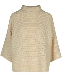 Purotatto - Oversized Cashmere Knit Cape - Lyst