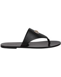 KATE CATE - Phoebe Leather Flip Flops - Lyst
