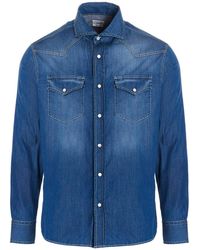 Brunello Cucinelli - Texan Shirt - Lyst