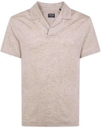 ZEGNA - Z Lux Leisurewear V Neck T-Shirt - Lyst