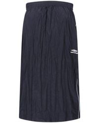 Balenciaga - Logo Midi Dress - Lyst