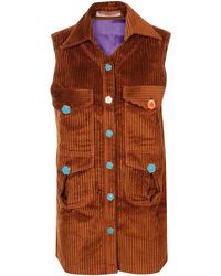Cormio - Corduroy Short Dress - Lyst