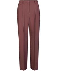 Incotex - Elodie Pinces Largo Crepe Chino - Lyst