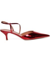 Giuliano Galiano - Mirror Leather Demi Sandals - Lyst