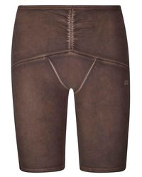 KNWLS - Low Waisted Over Dyed Jersey Shorts - Lyst