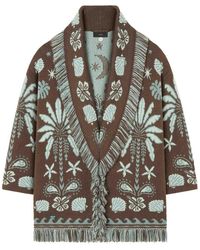 Alanui - Echoes Of The Island Wool And Cotton Cardigan - Lyst
