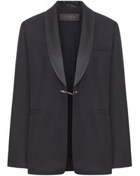 Max Mara - Wool Gabardine Blazer - Lyst
