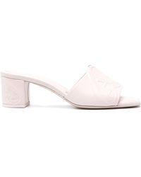 Alexander McQueen - Seal Leather Mules - Lyst