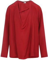 Carven - Draped Top - Lyst