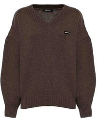ROTATE BIRGER CHRISTENSEN - Wool Sweater With Logo - Lyst