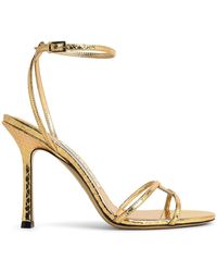 Jimmy Choo - 1998 Leo 100 Leather Sandals - Lyst