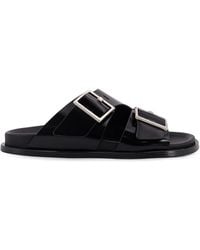 Alohas - Alba Flat Leather Sandals - Lyst