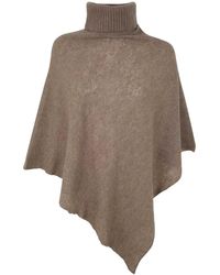 Mirror In The Sky - Polo Neck Poncho - Lyst