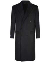 FAMILY FIRST - Cappotto Made From A Wool Blend - Lyst