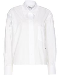 Victoria Beckham - Shirt With Al Buttons Embroidered - Lyst