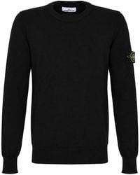 Stone Island - Soft Organic Cotton Sweater - Lyst