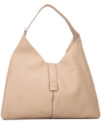 Orciani - Vita Soft Shoulder Bag In Leather - Lyst