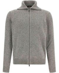 Zanone - Virgin Wool Cardigan - Lyst