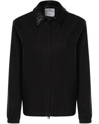 Courreges - Cotton Canvas Bomber Jacket - Lyst