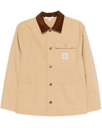 Sporty & Rich - Gaia Corduroy-Collar Jacket - Lyst