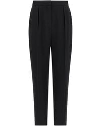 Balmain - High Waist Pants - Lyst