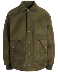 Khrisjoy - 'Chore Quilted Stripes' Down Jacket - Lyst