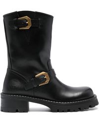 Versace - Biker Boots - Lyst