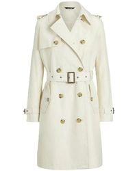 Ralph Lauren - Db Blt Rn38-Lined-Coat-Cotton Blend - Lyst