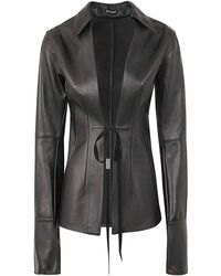 Ann Demeulemeester - Linsey Open Front Fitted Shirt - Lyst