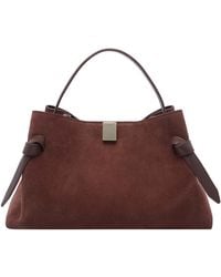 Yuzefi - Suede Gyoza Handbag - Lyst