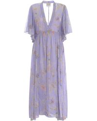 Forte Forte - Dress In Cotton And Silk Voile - Lyst