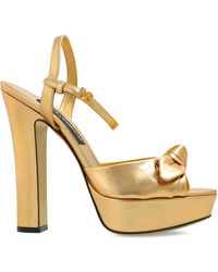 Dolce & Gabbana - 135Mm Platform Sandals - Lyst