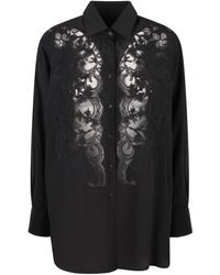 Ermanno Scervino - Floral Lace Shirt - Lyst