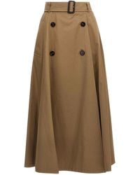 Burberry - 'Brenda' Skirt - Lyst