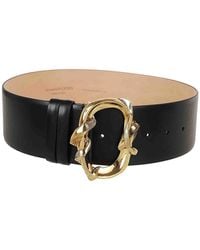 McQueen - Lascio Calfskin Belt - Lyst
