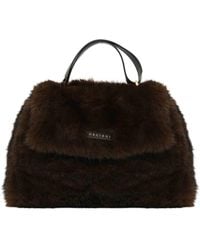 Orciani - Sveva Furry Midi Shoulder Bag - Lyst