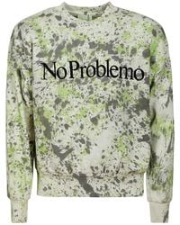 Aries - No Problemo Spray-Dye Sweatshirt - Lyst