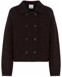 Allude - Knitted Double Breasted Cardigan - Lyst