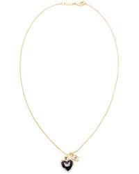 Dolce & Gabbana - Heart And Logo Necklace - Lyst
