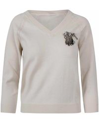 N°21 - V-Neck Sweater - Lyst