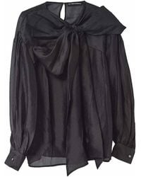 KARL LAGERFELD - Evening Metallic Blouse - Lyst