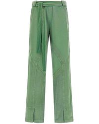 The Attico - Front Split Pants - Lyst