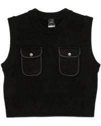 Pinko - Belato Vest With Pockets - Lyst