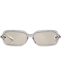 Bottega Veneta - Knot Rectangular Sunglasses - Lyst