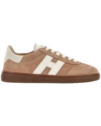 Hogan - Cool H Calfskin Sneakers - Lyst